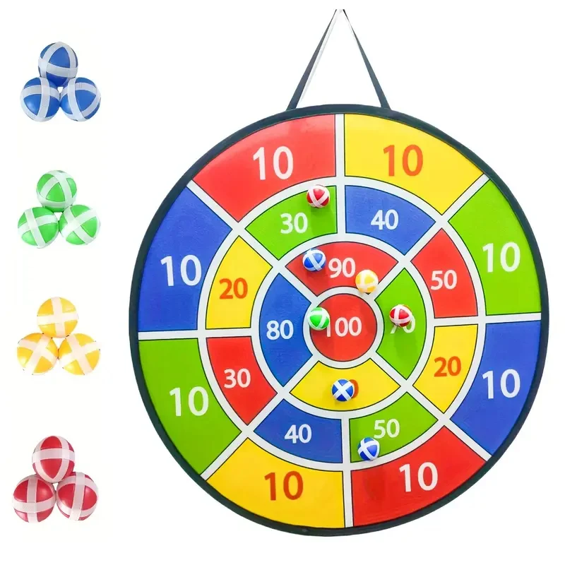 Large Kids Dart Board Toy Set 4