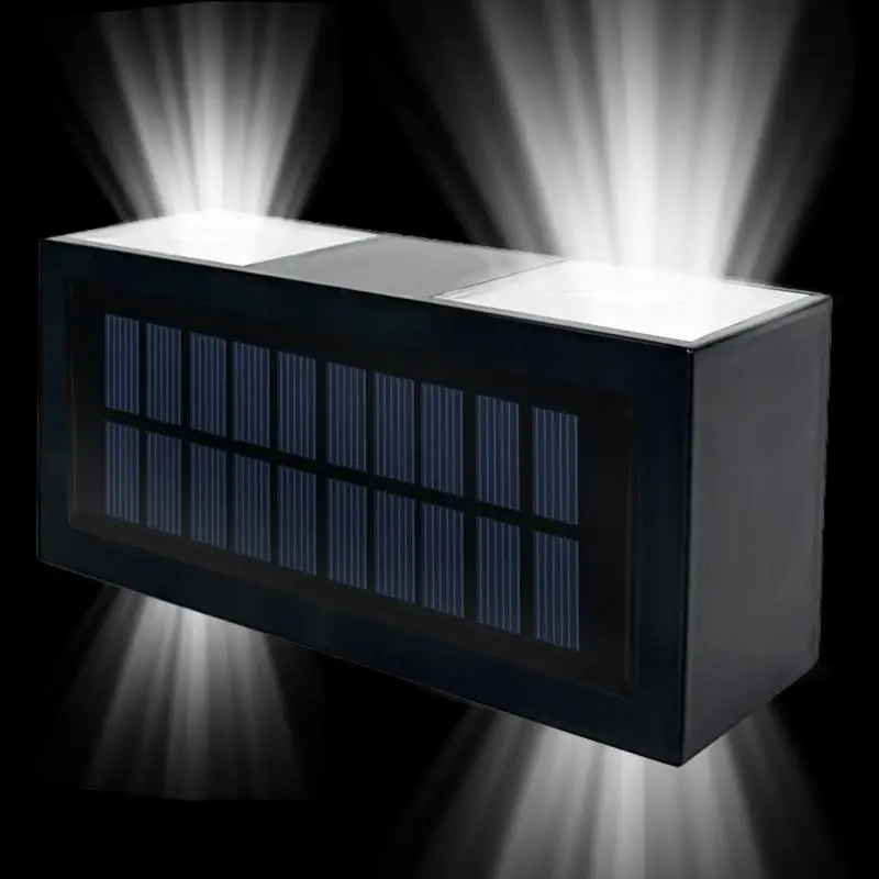 

Outdoor Solar Wall Lights Up And Down Waterproof Solar Fence Light Outdoor Solar Lights Solar Powered Lights Waterproof Fence