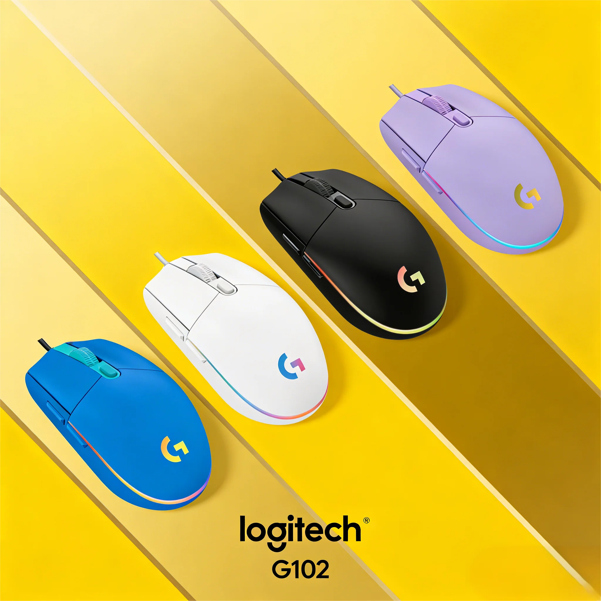 

G102 Wired Esports Mouse, Best Budget Choice with RGB Light & Macro Side Buttons