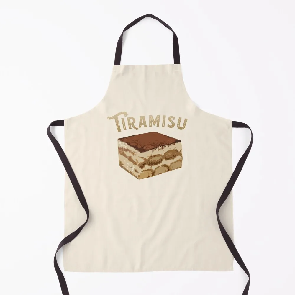 Tiramisu Apron For Home Accessories Chef Uniform For Men For Hairdresser Kitchen Women Apron