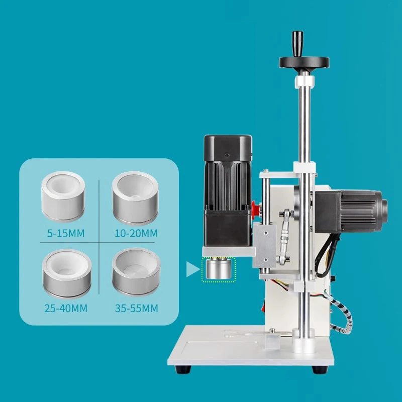 Tabletop Semi-automatic Bottle Capping Machine For Screw Top Unicorn Juice Liquid Spray Cap Twist Glass Dropper Capper