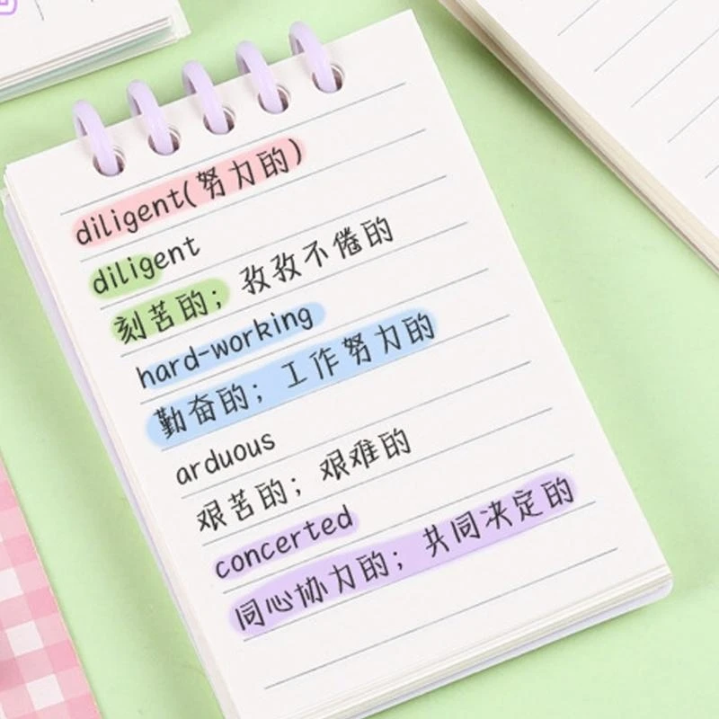 4pcs notepad liên kết dây đôi