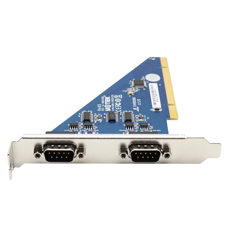 UOTEK Industrial Grade PCI to RS-485 RS-422 Serial Card 2 Ports RS485 RS422 to Pci Converter DB9 COM Adapter UT-7722