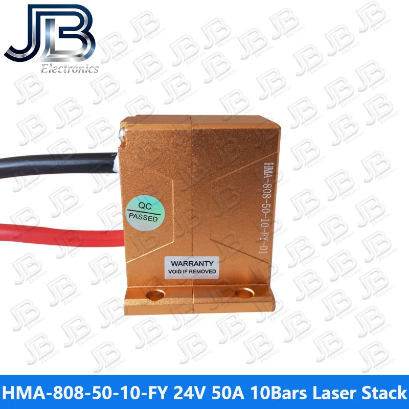 HMA-808-50-10-FY-D01 500W 10Bars 24V 50A 808nm كومة الليزر لإزالة الشعر #5