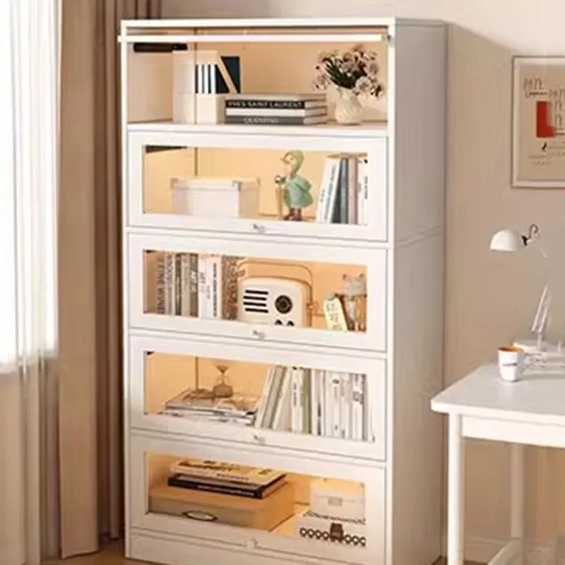 Minimalist Bookcases Retro Stackable Mainstays Collect Book Library Display Living Room Librero Organizador Storage Furniture