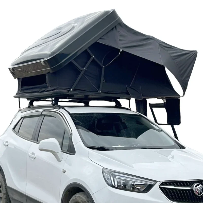 X Structure Camping Car Roof Tent High Quality Hard Shell Roof Top Tent Side Open Waterproof Outdoor Tent