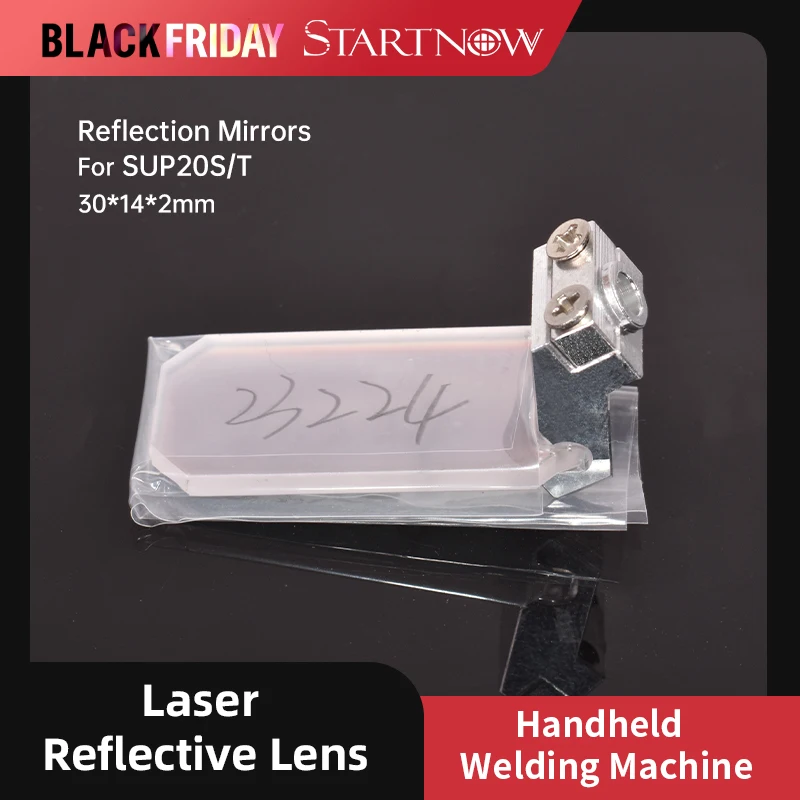 Startnow Laser Reflectance Cutting Lens Optical Instrument Mirror Lens 30*14*2 With Holder Special-shaped Laser Reflective Lens