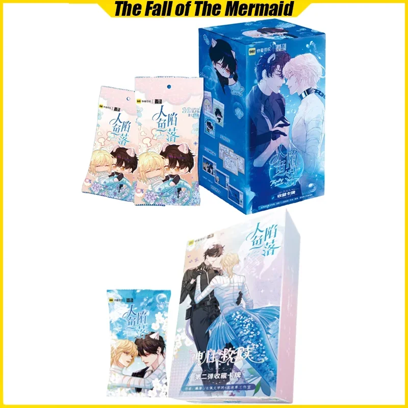 SHINING STAR The Fall of The Mermaid Cards Anime Collection Cards Mistery Box Board Games Toys Birthday Gifts for Boys and Girls