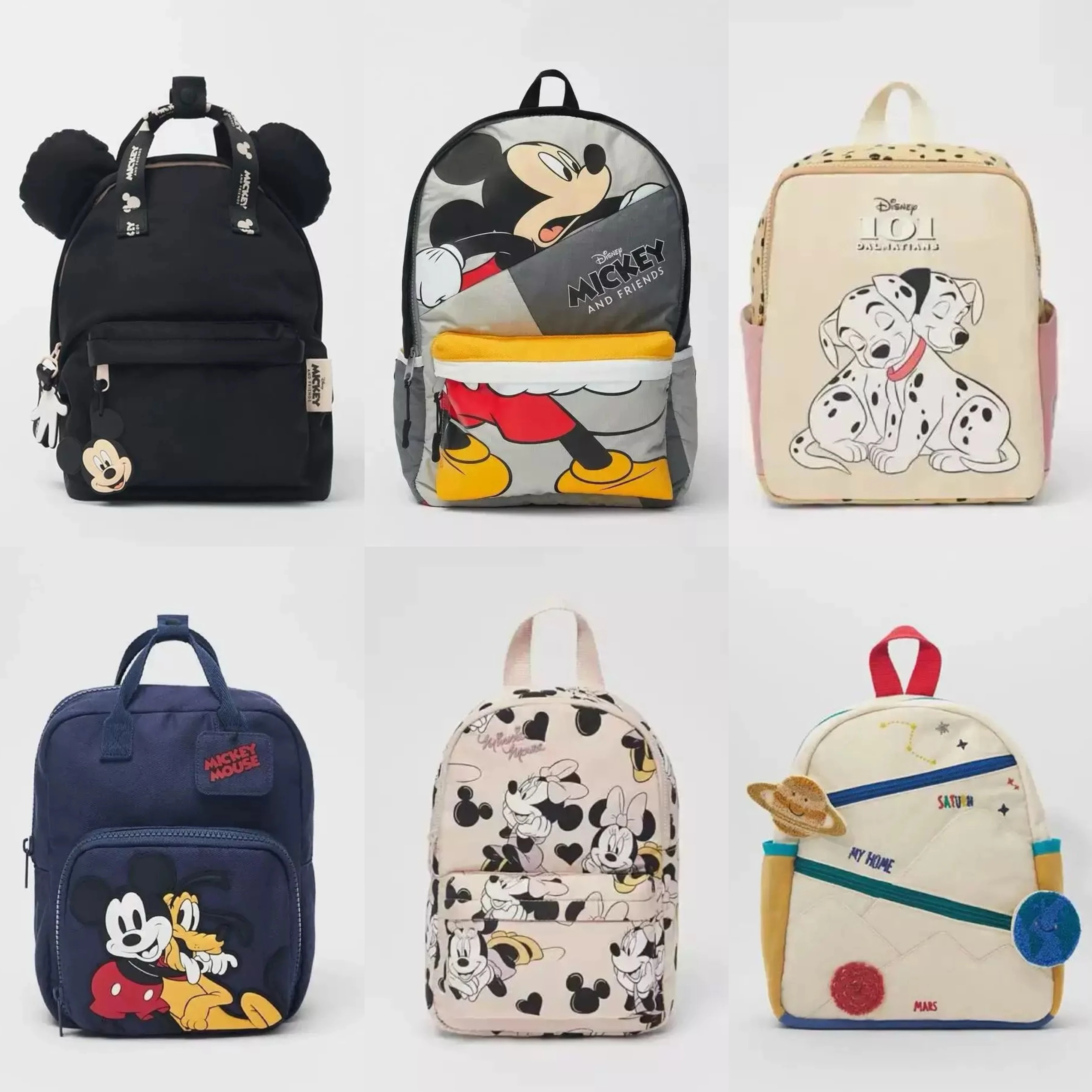 Kids Two Shoulder Bags Cute Daily Schoolbags New Children Light Little Bags Toddler Boys Printed Backpacks Girls Baby Mini Bags