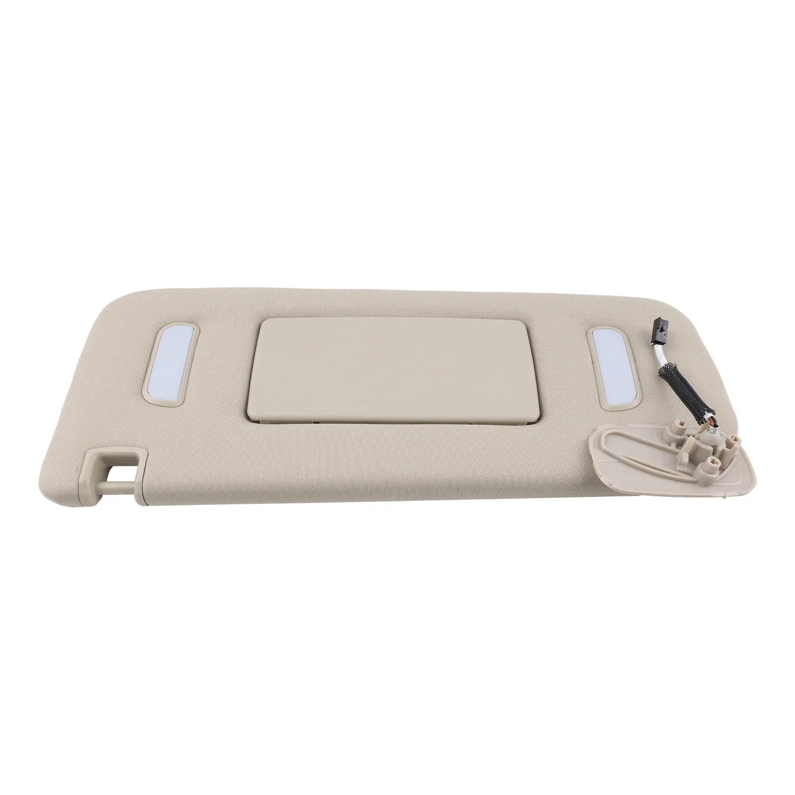 Left Driver & Right Passenger Sun Visor Replaces 22850306 22850310 For 2007-14 Chevy Suburban 1500 2500 GMC Sierra 1500 Cadillac 4
