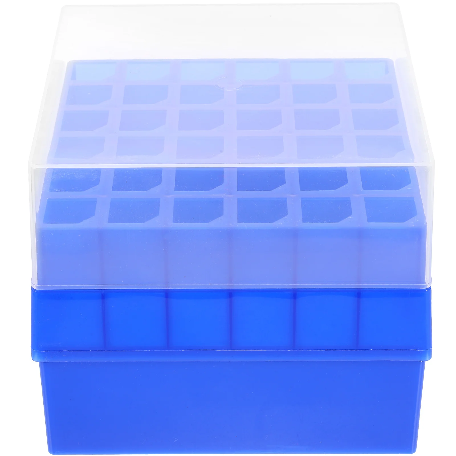 

10 15ml Tubes Freezer Box 36 Slots Plastic Laboratory Test Tube Storage Case Reusable Sampling Container