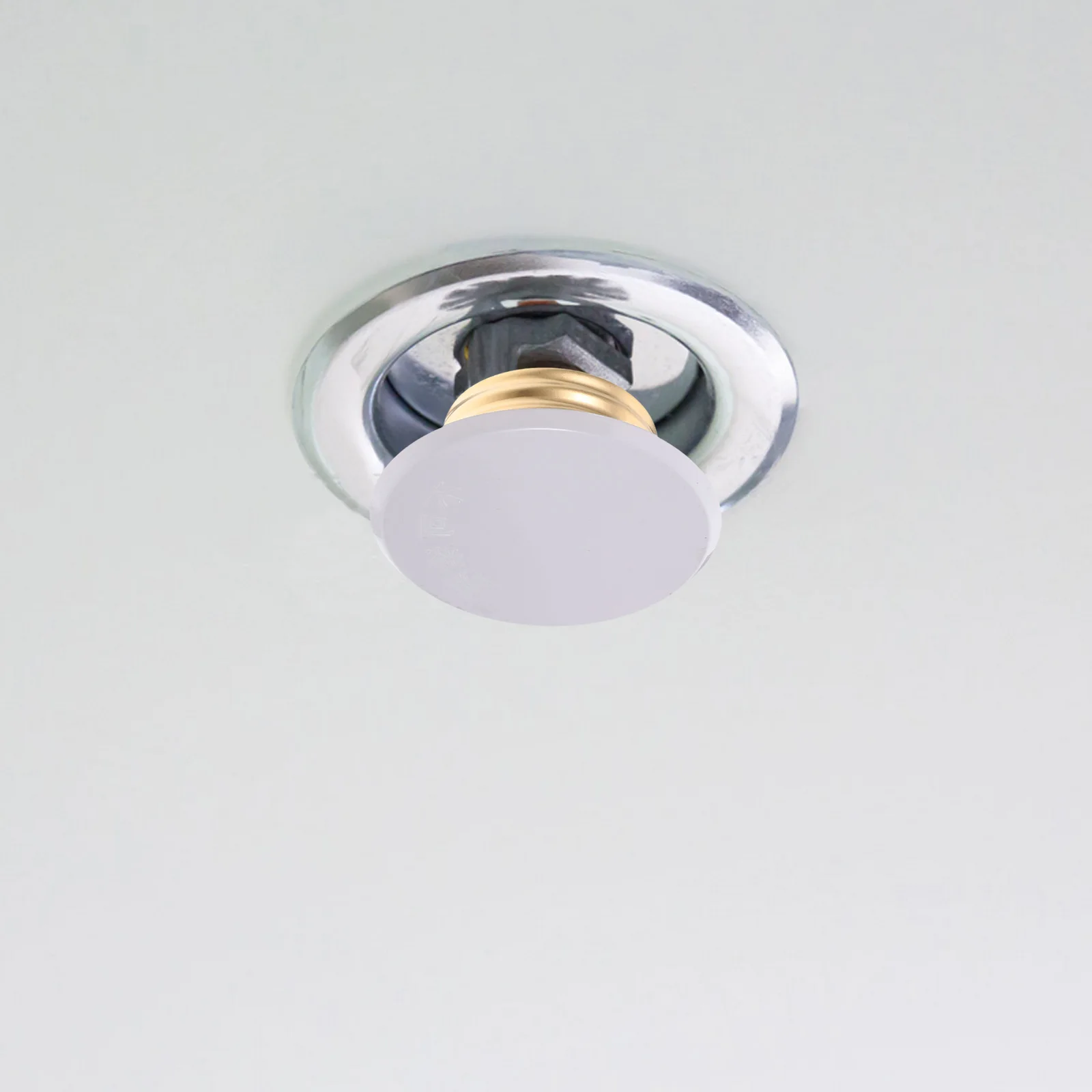 Concealed Fire Cover Plate Durable Metal Ceiling Integration Protection For Sprinkler Head Wall-Mounted Fire Sprinkler