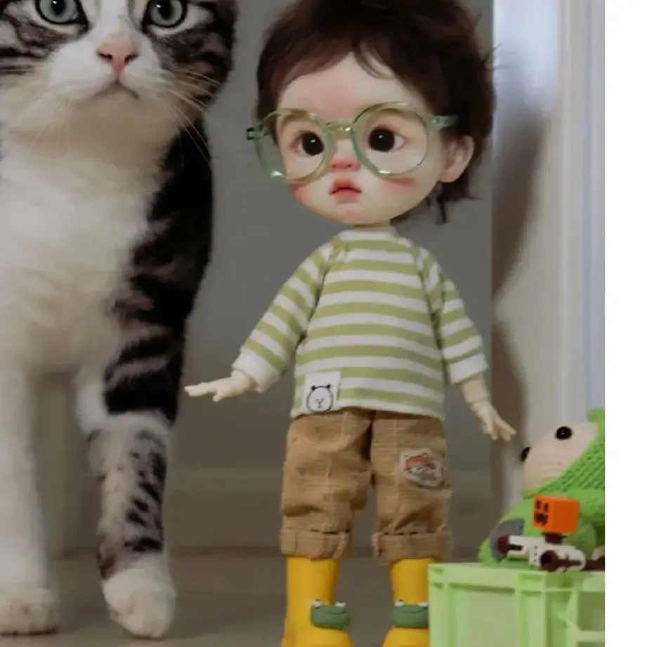 ตุ๊กตา BJD ขนาด 1/6 รุ่น Qianqian หัวใหญ่ วัสดุเรซิ่น สำหรับแต่งหน้า DIY ของเล่นโมเดลตุ๊กตา หลายแบบ จัดส่งฟรีจากสต็อก