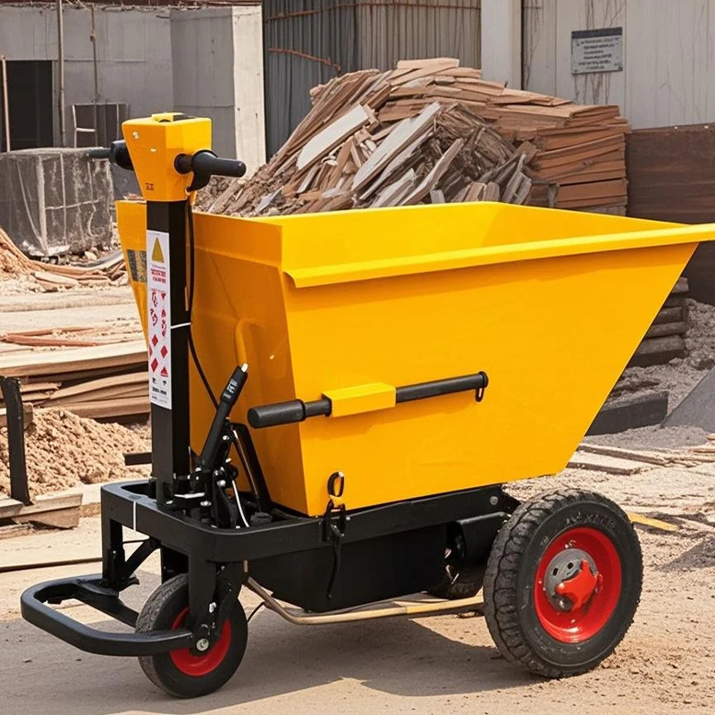 Electric Wheelbarrow Motor Kit Dumper Easy Use Self-Unloading Tricycle Cargo Cart Trolley
