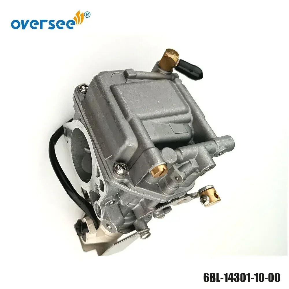 Oversee 6BL-14301 Carburetor Assy For Yamaha F 25HP T25 4 Stroke Outboard 2006-UP 6BL-14301-10-00