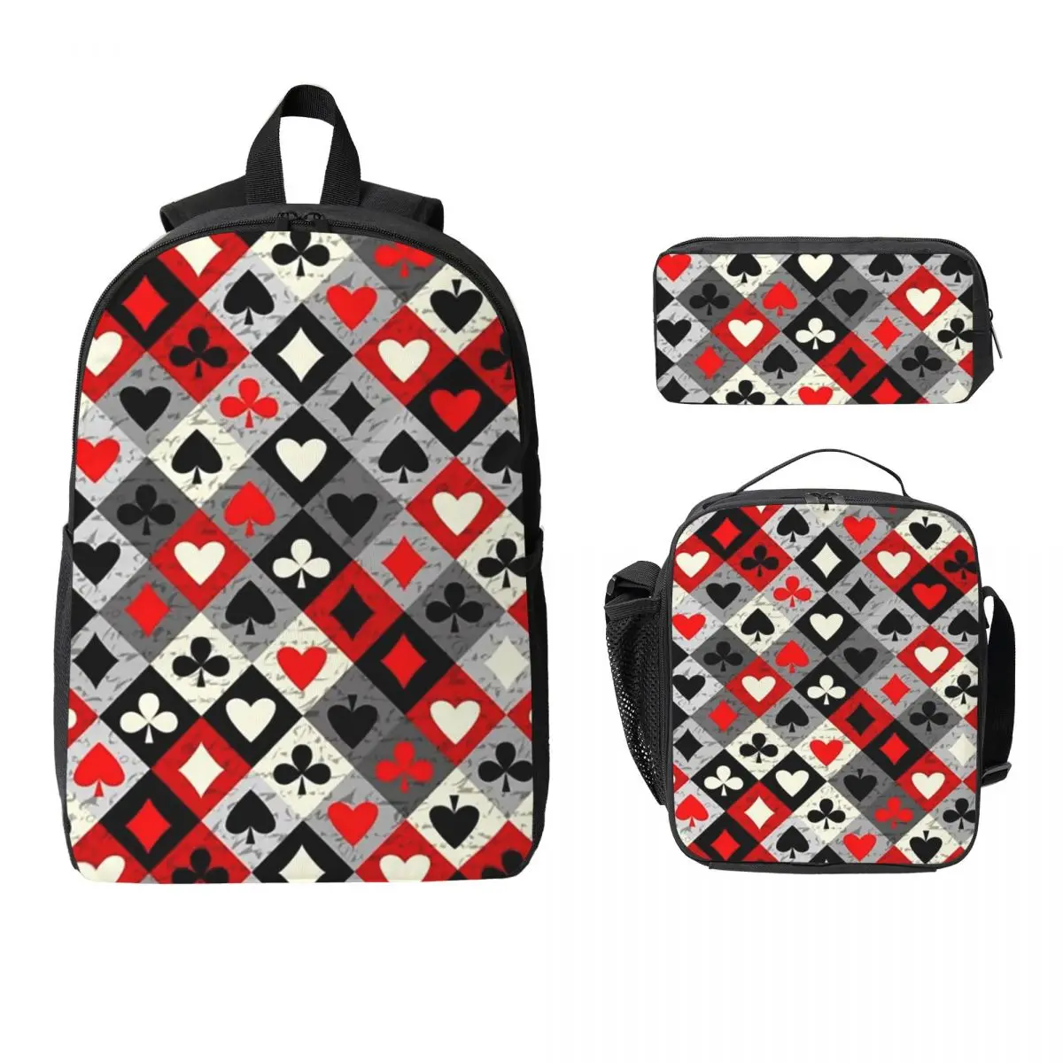 playing-cards-poker-print-backpack-boys-girls-bookbag-school-bag-laptop-shoulder-bags-3ps-insulated-lunch-bag-pencil-case
