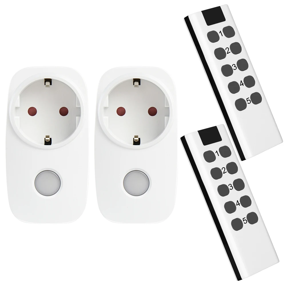 Draadloze Smart Plug Socket Afstandsbediening Schakelaar 220V 2500W 16A EU FR Universele Afstandsbediening AAN UIT Stopcontacten Voor Verlichting