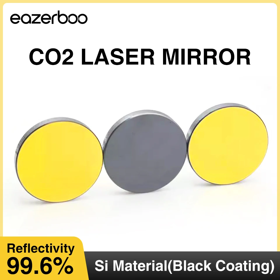 

CO2 Laser Reflective Lens Si Reflective Mirror for Engraver Diameter 19.05mm-38.1mm Thickness 3mm Reflectivity 99.6%
