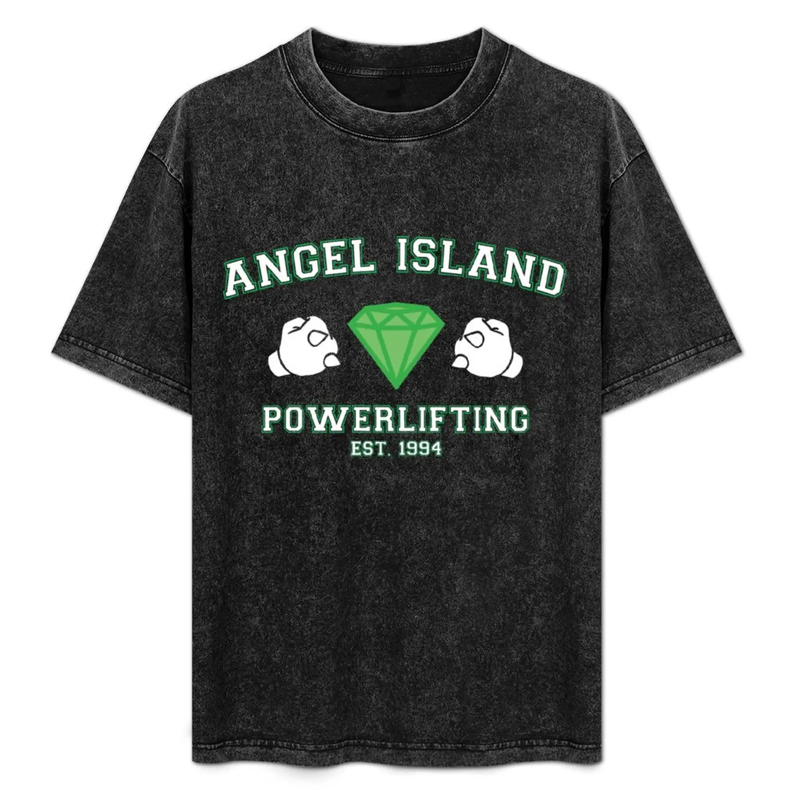 

Angel Island Powerlifting T-Shirt Funny t-shirts graphic tee shirt vintage graphic tee t shirts men