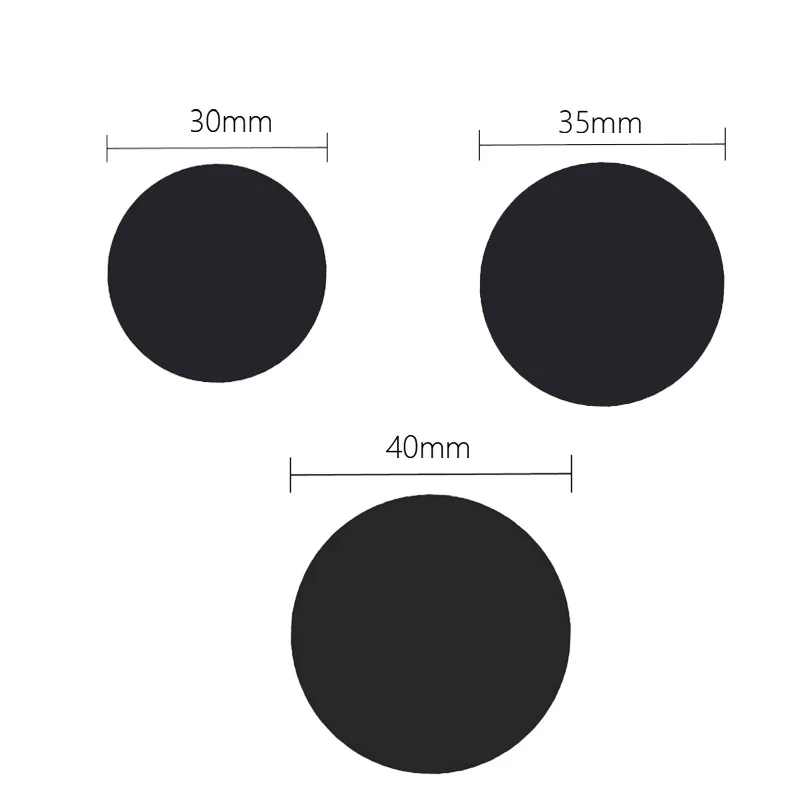 10 قطعة أسود 30 مللي متر 35 مللي متر 40 مللي متر لوحة معدنية القرص صفائح حديد مقاومة للخدش حامل هاتف مغناطيسي ل حامل هاتف السيارة المغناطيسي أصحاب