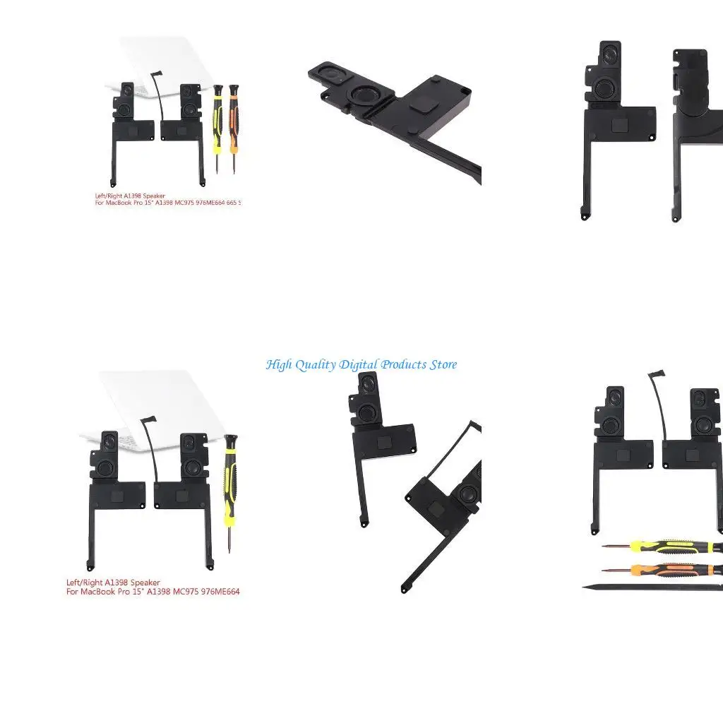 

U2JE 1 Pair Laptops Built in Internal Speaker (R+L) Replacement for A1398 2012