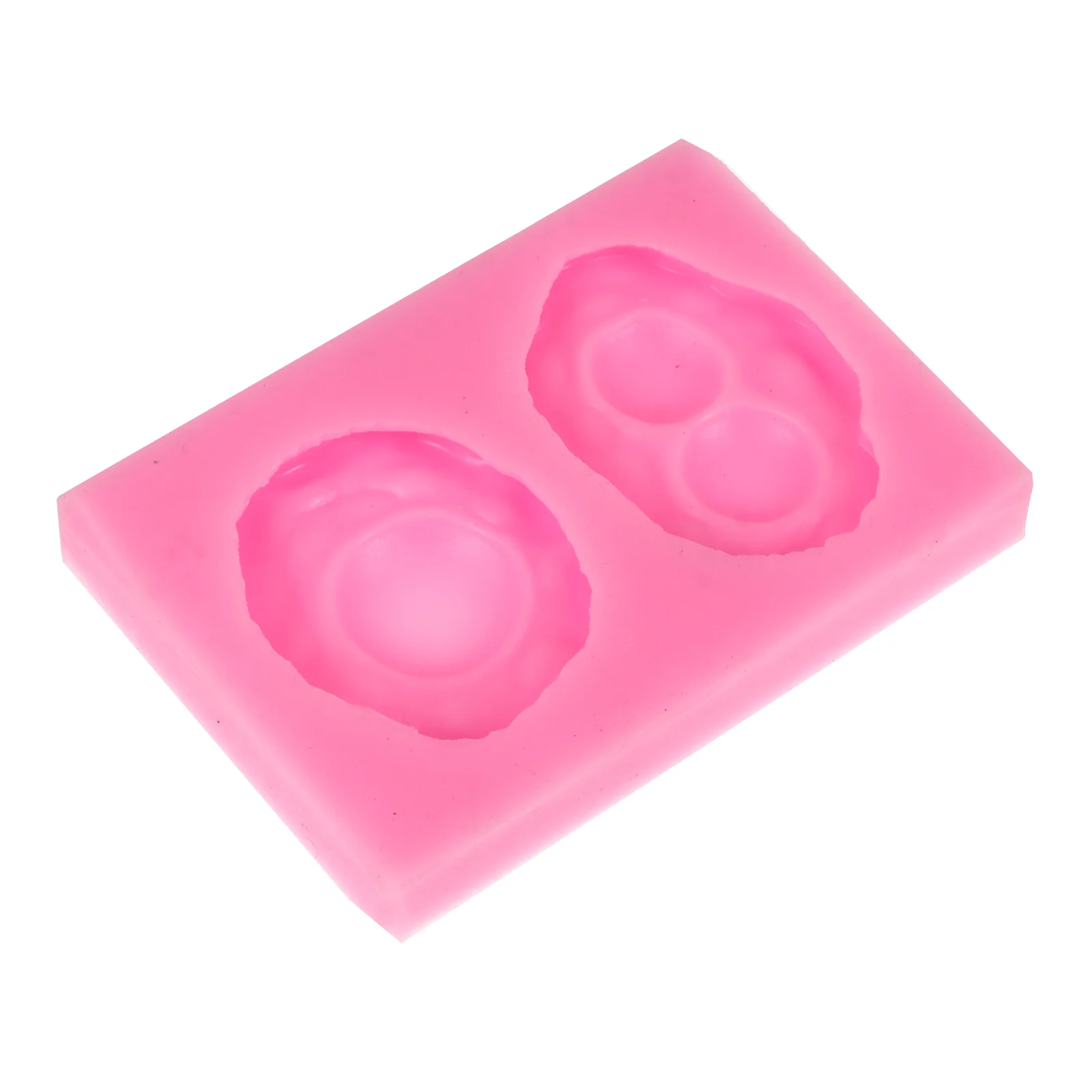 Candies Fried Egg Mold Reverse Mould Silicone Chocolate Simple DIY Creative Handmade Pink Child