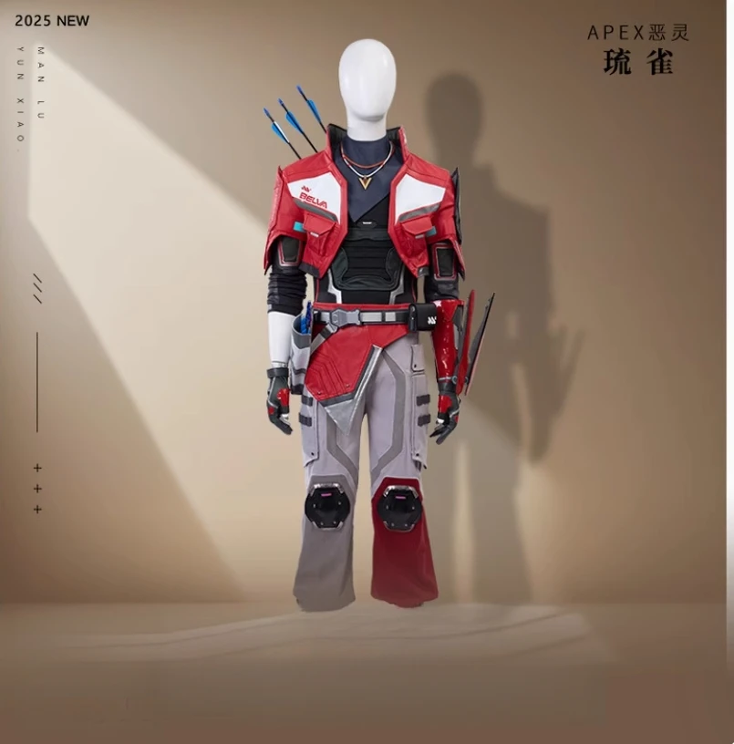 

Game Apex legends Luciano Sparrow cosplay costume Coat pants belt gloves necklace props shoes set men woman fantasy New uniform