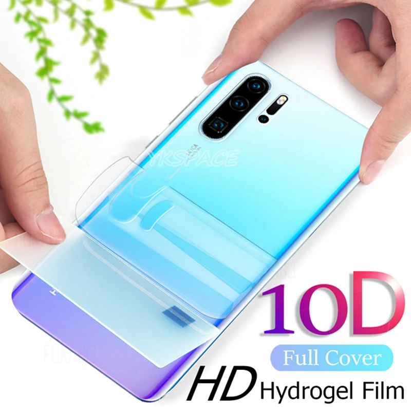 3 sztuki pełnej folii hydrożelowej 10D do Huawei P20 P30 P40 P50 P60 Art Mate 20 30 40 50 Pro Plus Miękki ochraniacz ekranu TPU z tyłu