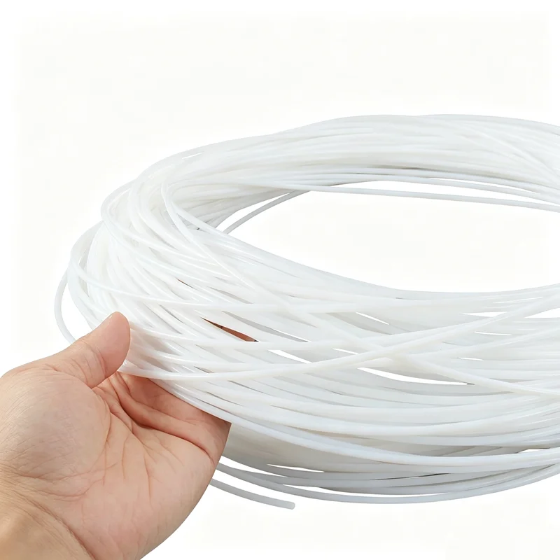 1mm  1.5mm 2mm 3mm Ptfe Rod Polytef Bar Tetrafluoroethylene Wire Perfluoroethylene Spray Cloth Seal Strip Ptfe Rope Line