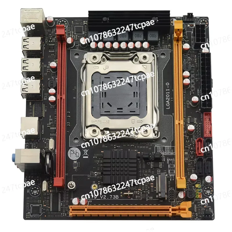 Factory Computer Motherboard OEM/ODM  LGA2011 X79  Main Board Desktop Dual Channels DDR3 Max 64G M.2 Port 5 Phase Power Supply