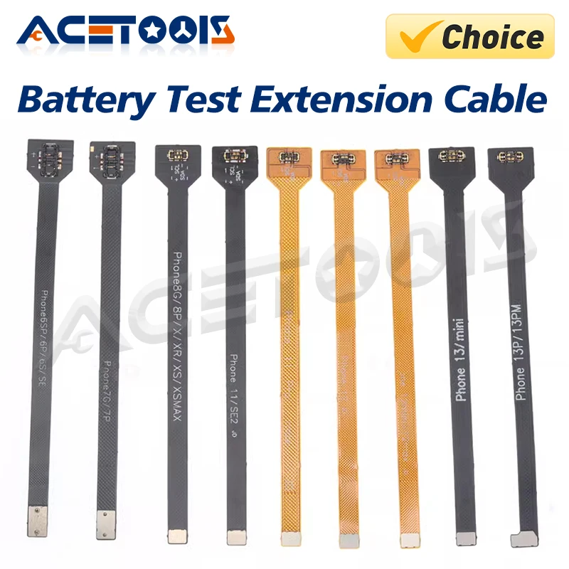 تمديد البطارية الكابلات المرنة لفون ، صيانة الاستبدال ، اي فون X إلى 14 ، 15Pro ماكس ، 6 ، 7 ، 8 Plus #1