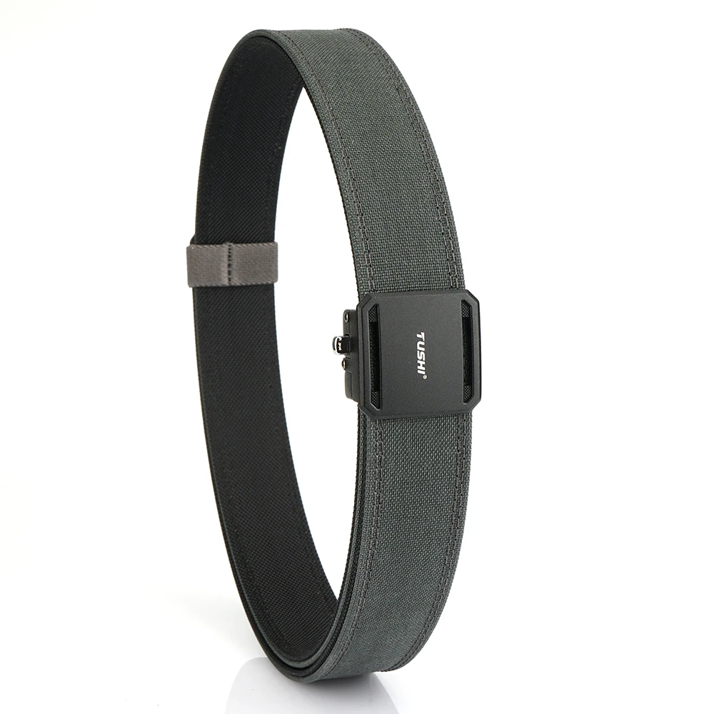 TUSHI Neuer robuster taktischer Gürtel für Herren, Metall-Automatikschnalle, IPSC-Waffengürtel, 1100D-Nylon, Militärgürtel, Outdoor-Sportgürtel für Herren – Detail 18
