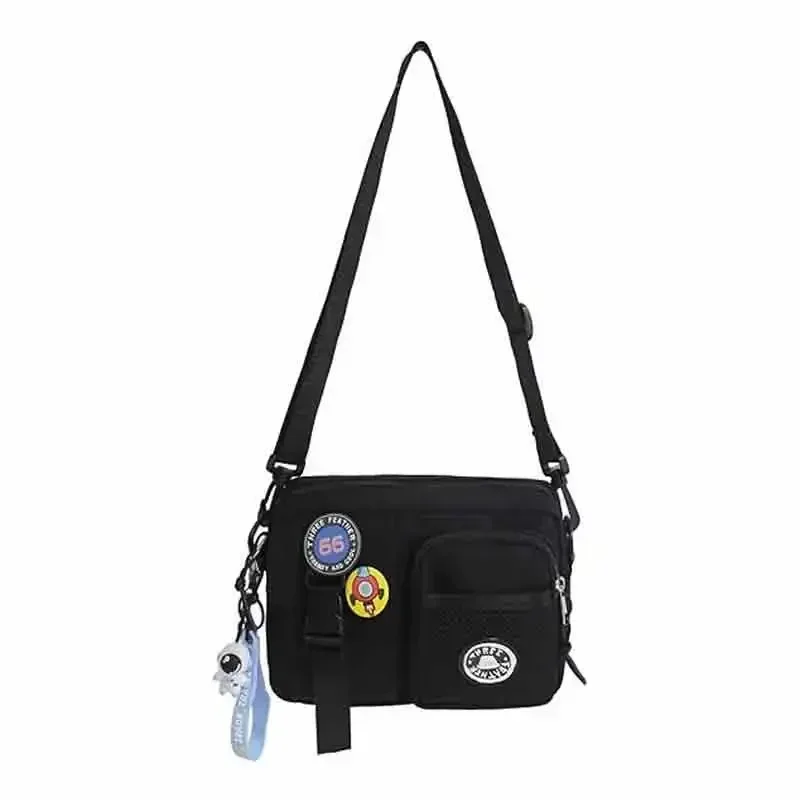 LYD01 black crossbody bag for men, cute small messenger  man sling