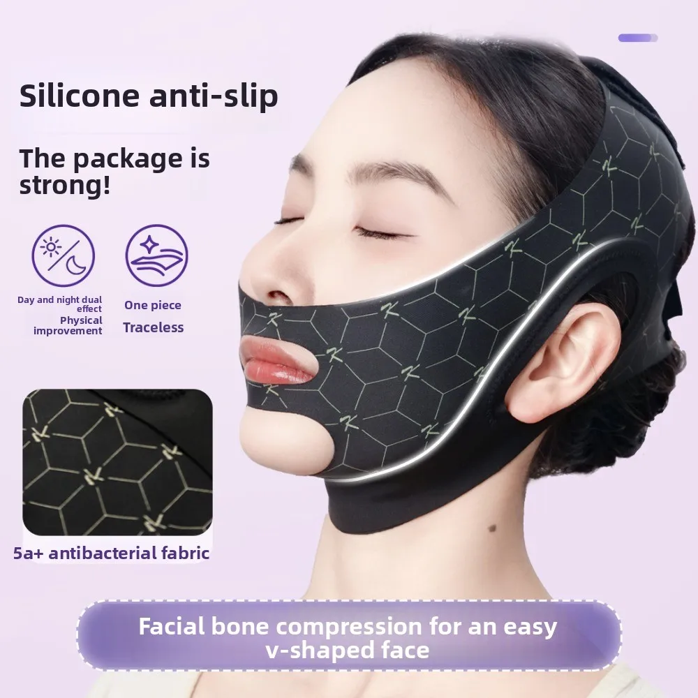 Cinture Tonificanti Viso Portatili Regolabili Antiscivolo Riutilizzabili Chinology Jawline Shaper Nastri Lifting Viso per Dormire
