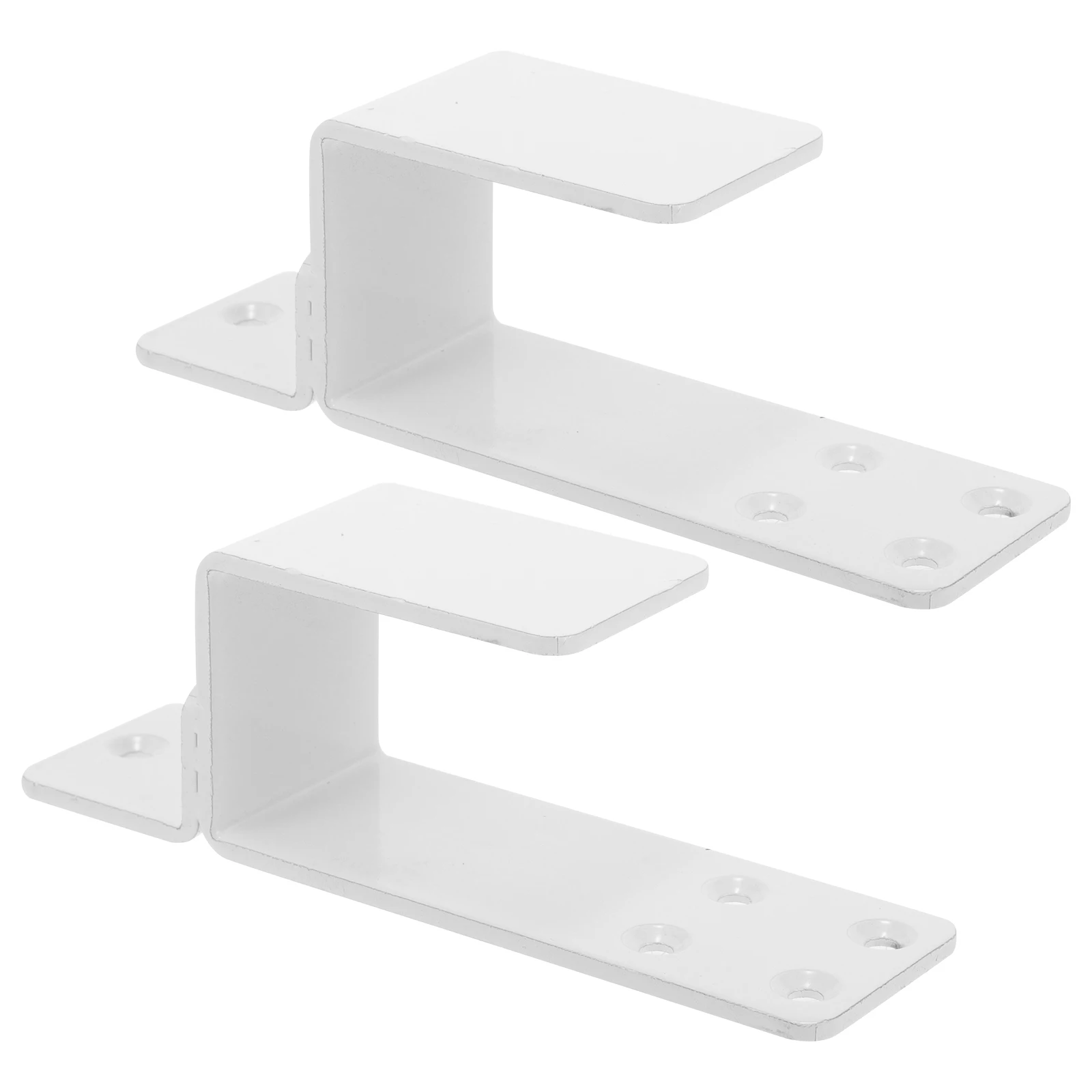 

2 Pcs Barricade Door Bolt Bracket Brackets Hardware Accessories Theft Deterrent Security Entry Heavy Duty Hooks