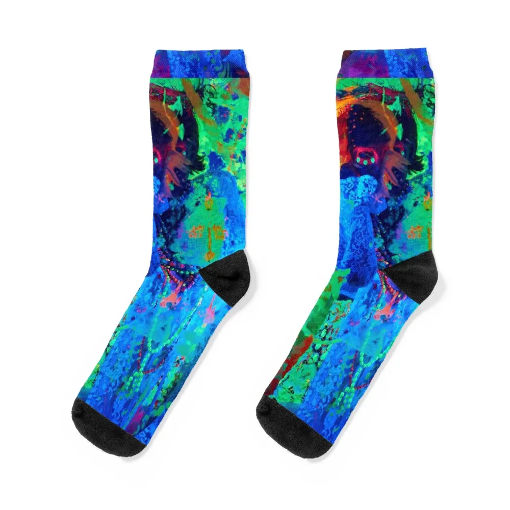 

Neon Dreams Socks christmas stocking hip hop Designer Man Socks Women's