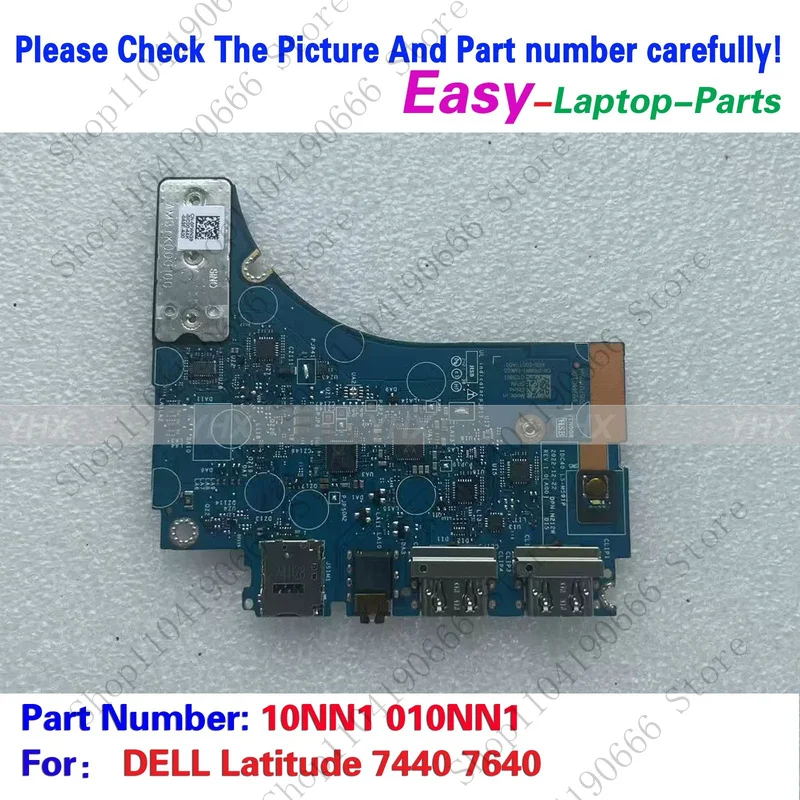 

bd New For DELL Latitude 7440 7640 USB Audio Board 10NN1 010NN1.