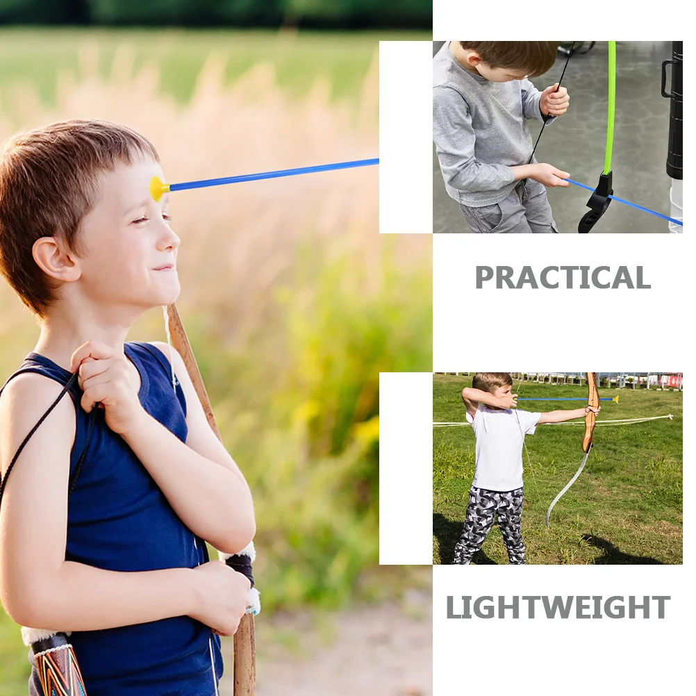 12pçs 47cm ventosa setas de prática para treinamento esportivo ao ar livre crianças jogo de tiro com arco seguro brinquedo portátil presente acessório de competição