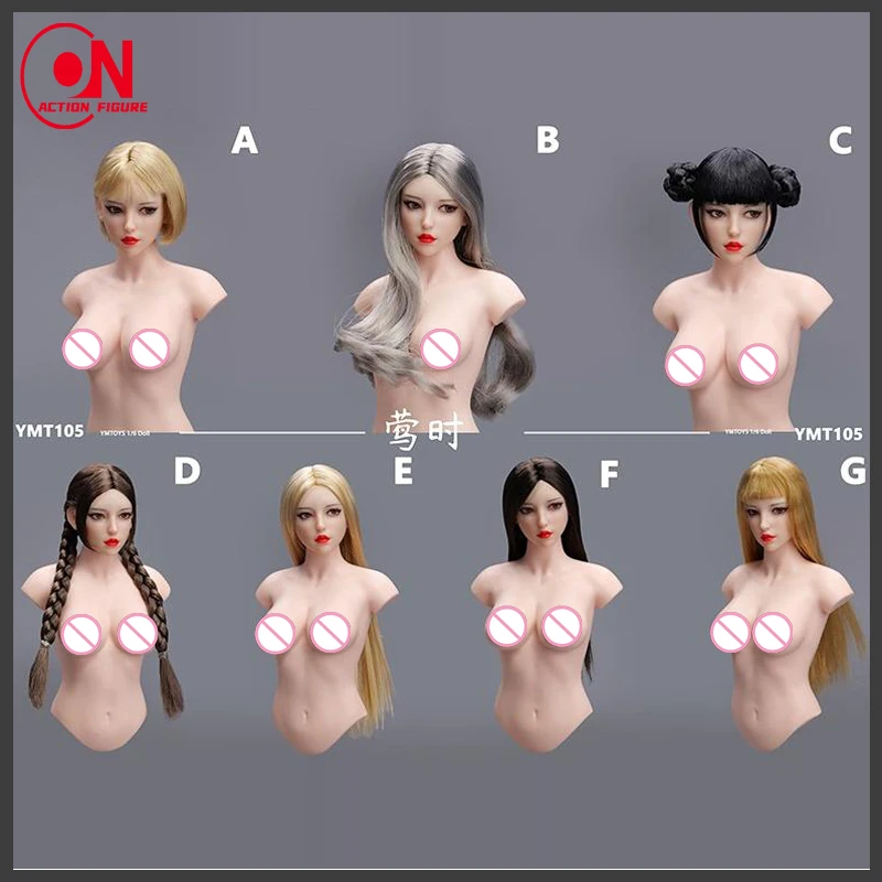 

2024 Q4 YMTOYS YMT105 1/6 Scale Yingshi Movable Eyes Head Sculpt Carving Model Fit 12'' TBL Pale Action Figure Body Dolls