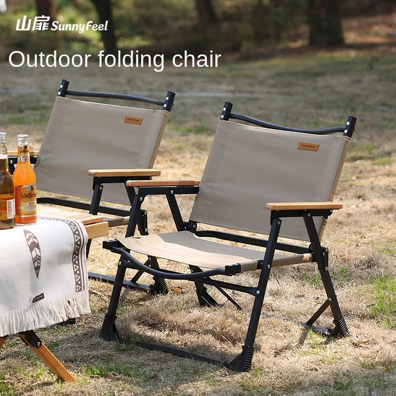 Outdoor Kermit Chair Exquisite Camping Folding Stool Steel Pipe Lightweight Folding Chair Portable