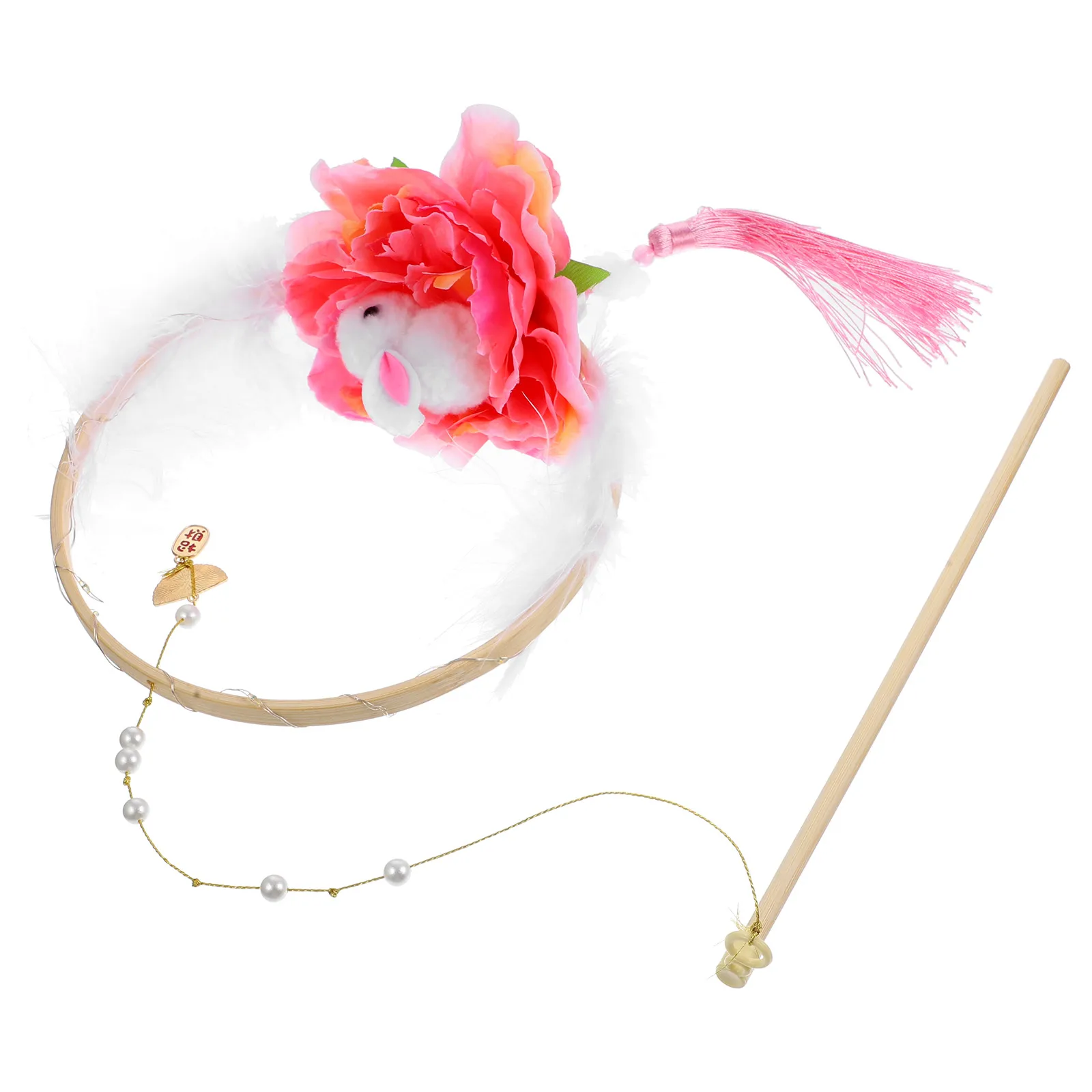 

1Set Luminous Rabbit Lantern Exquisite Translucent DIY Handheld Light for New Year Holiday Party Home Decor Kids Gift Idea