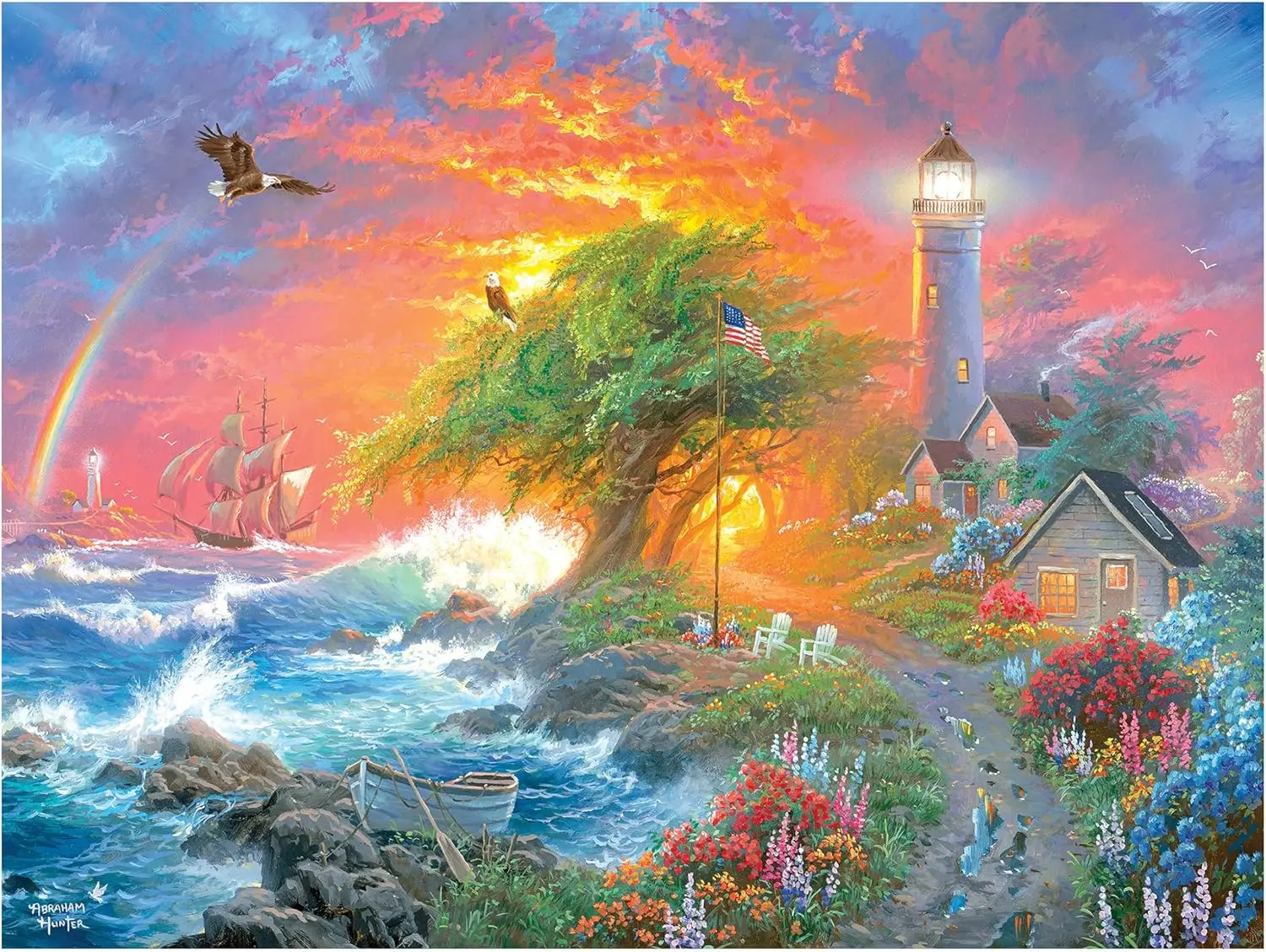 

Dream World 500/300/120 Pieces Jigsaw Puzzles Challenging Family Activity Games for Gameroom Bedroom Livingroom Home Decor