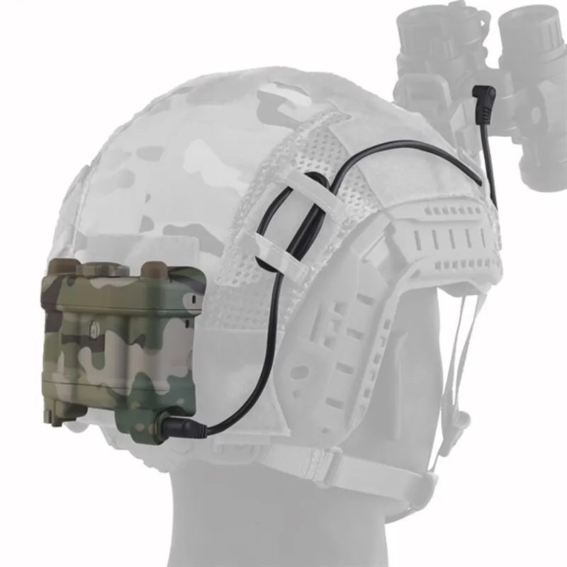 Tactical Paintball NVG AN/PVS-31 Helmet Battery Box Outdoor Hunting Night Vision Device Infrared Strobe Multi Energy Battery Box