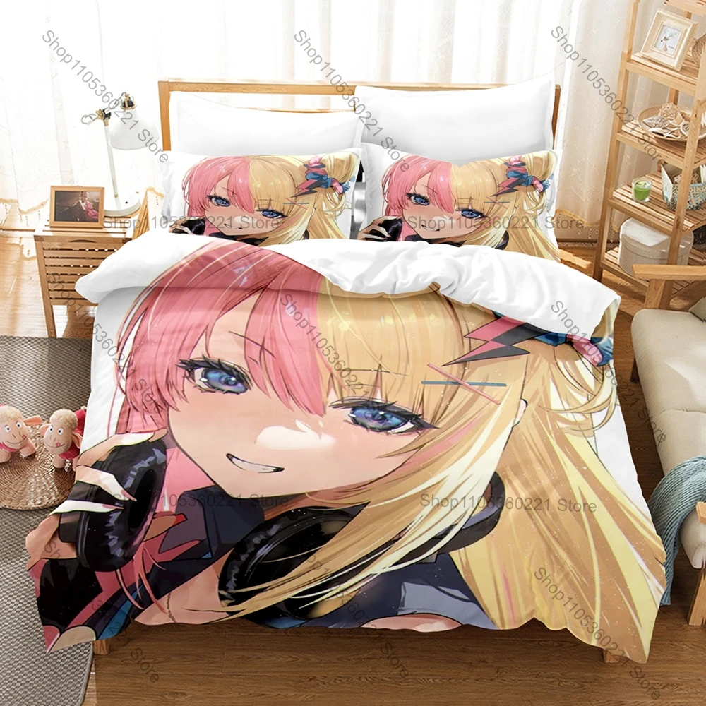 Kotoka Torahime XSOLEIL Institute Vice President Kawaii VTuber Live Art Bedding Duvet Cover + 2 Pillowcases Teen Bedroom Decor