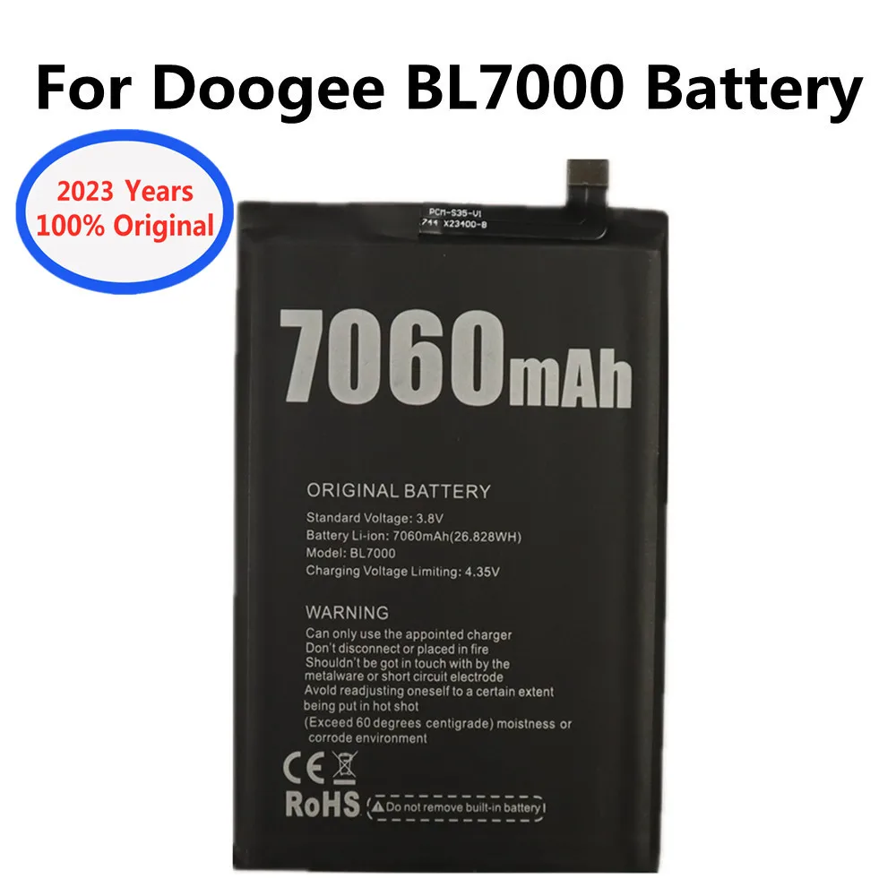 

2023 years 100% High Quality BL7000 Replacement Battery For Doogee BL7000 7060mAh Smart Mobile Phone Battery Bateria In Stock