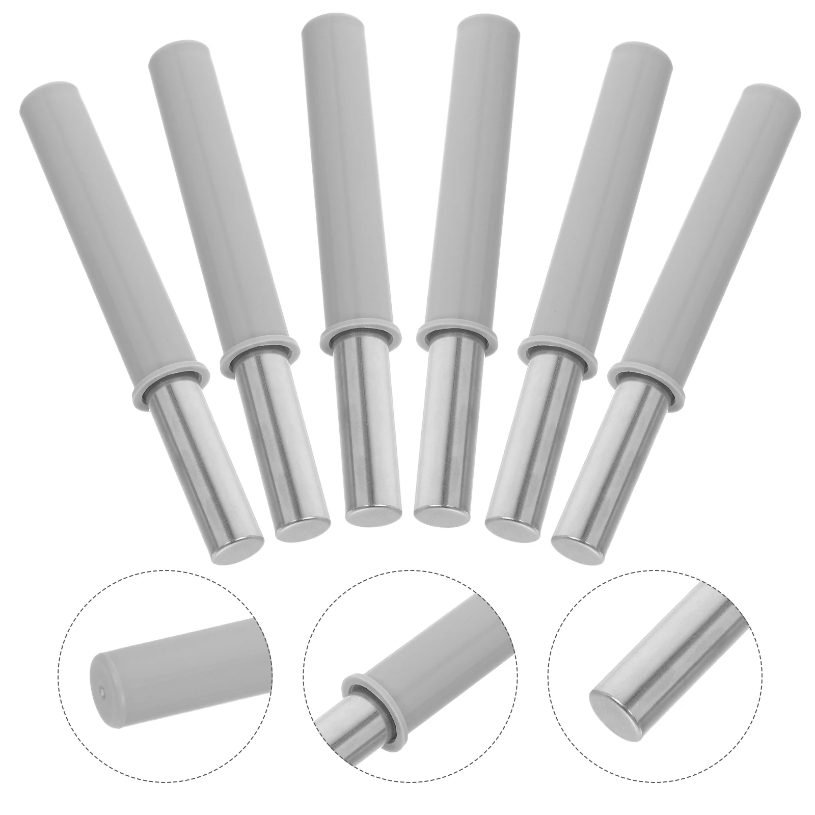 Amortisseurs de poubelle, 6 pièces, amortisseurs de porte d'armoire, fermeture douce, amortissement coulissant pour couvercles, tampon de cuisine