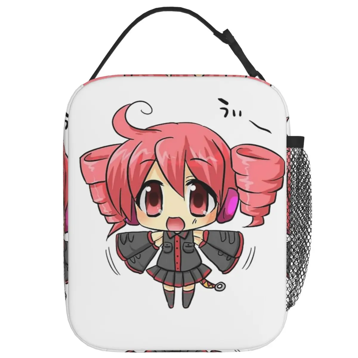 

Hip Hop Anime Kasane Teto Lunch Bag Beach Lunch Box For Adult Leisure Print Thermal Tote Handbags Waterproof Cooler Bag