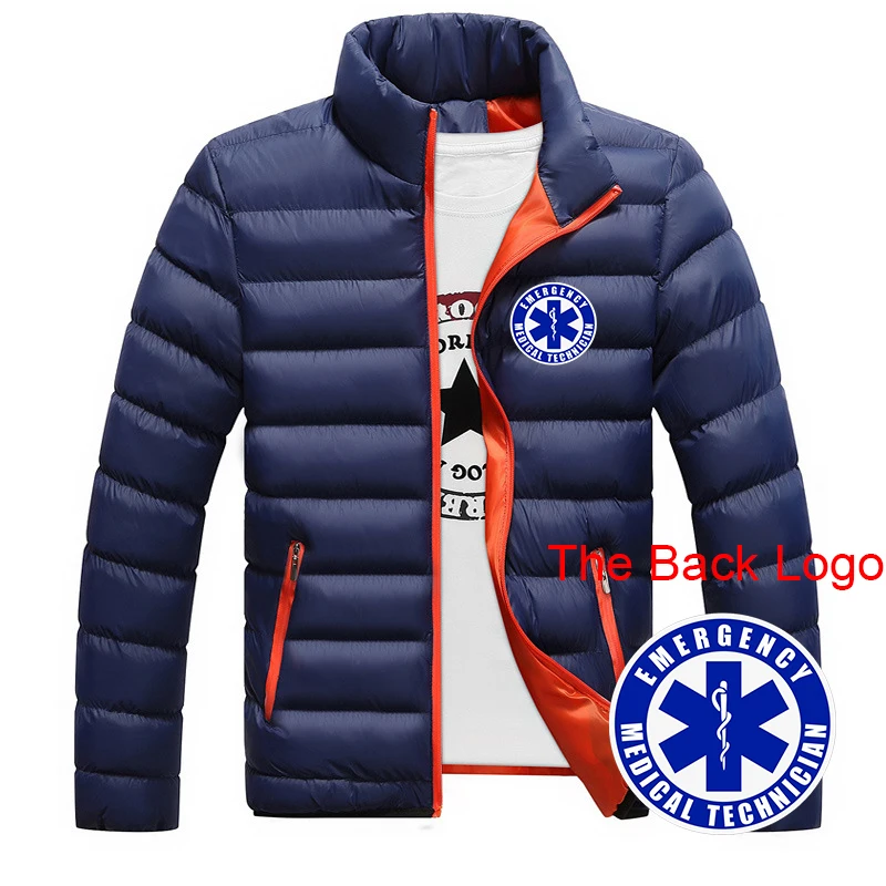 2024 EMT Emergency Ambulance Men New Spring and Autumn Printing High Quality Leisure Cotton Comfortable Clothes Jacket Tops