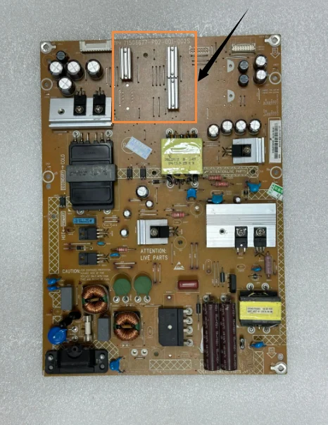 Original 55PFF3655/T3 power supply board 715G6677-P02-001-002H 715G6677-P02-001-002S