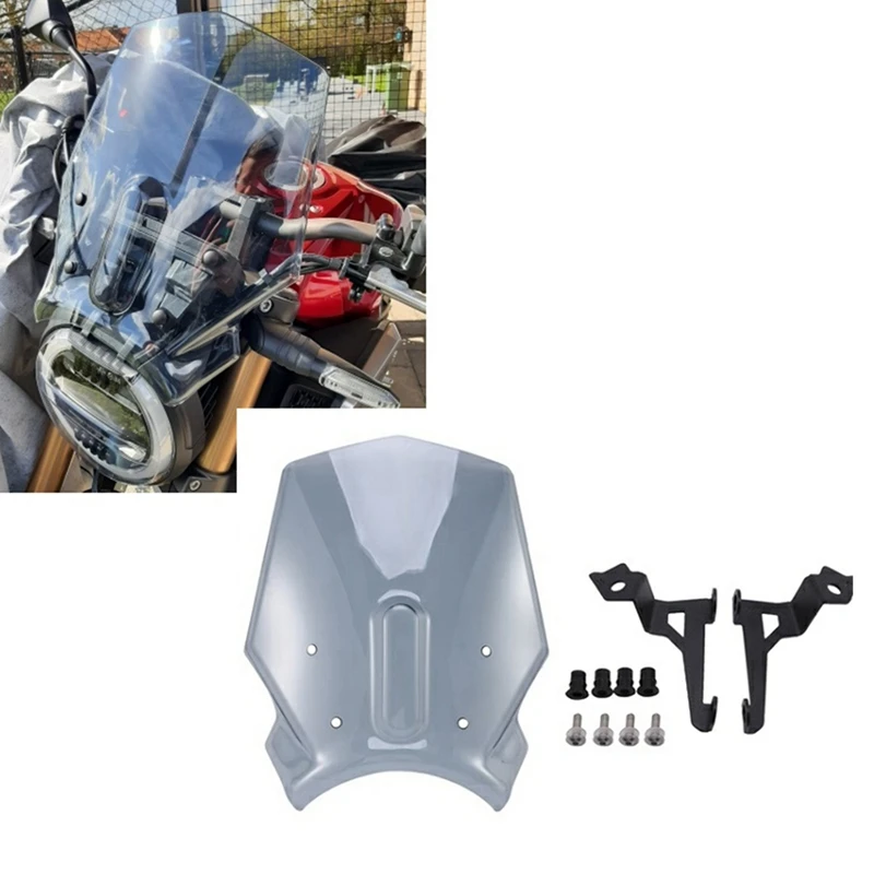 Parabrisas con soporte para motocicleta, accesorio para HONDA CB 650 1000 R CB650R 2019-2020 CB1000R 2018-2020